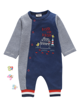 Boys Full Sleeve Romper Sea Lighthouse
